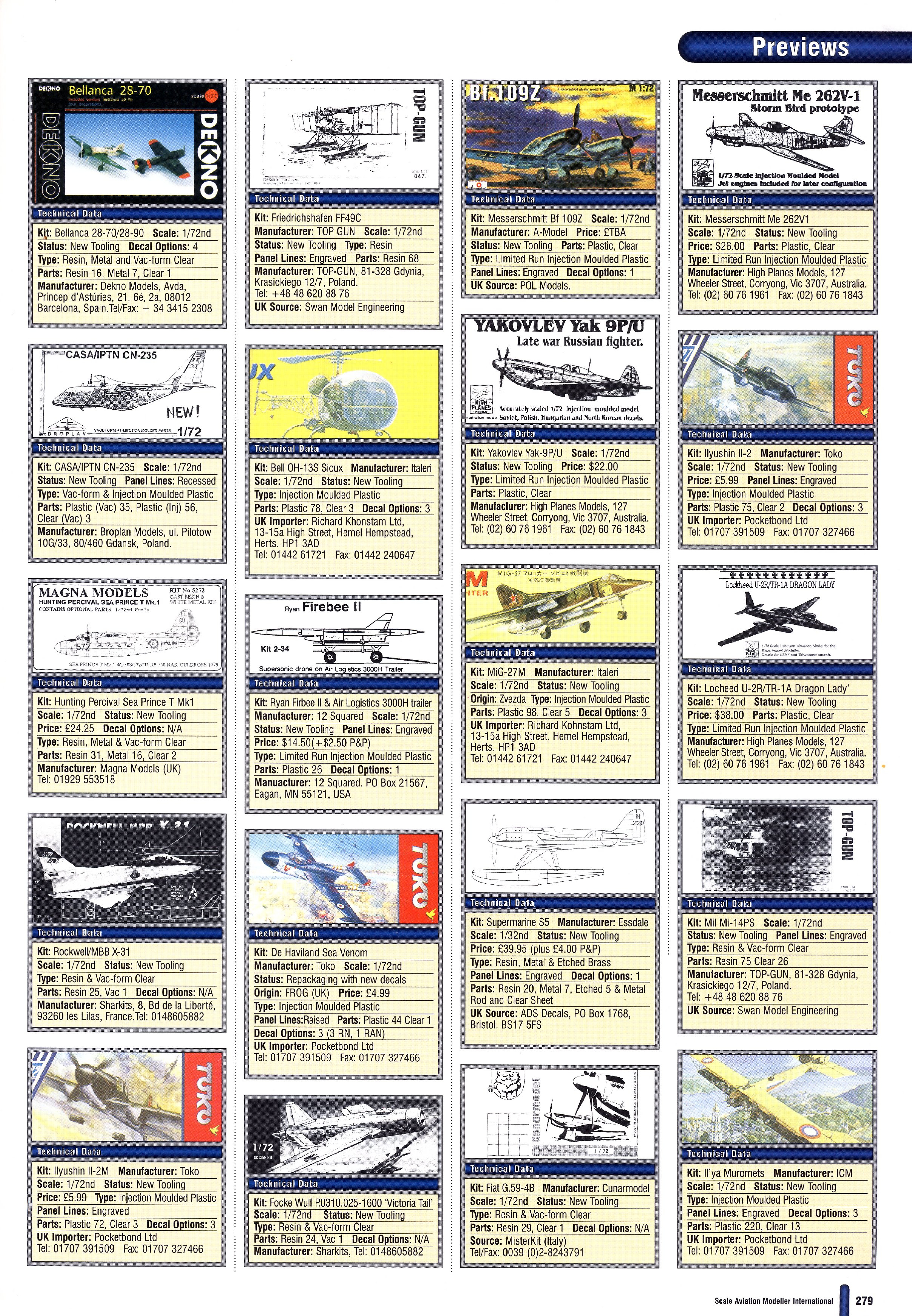 Scale Aviation Modeller International 1998-05